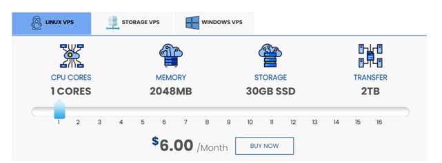 InterServer’s VPS Hosting Plans